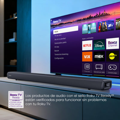 Barra de Sonido Aiwa AWSBRK 80W RMS Bluetooth 5.3 HDMI ARC