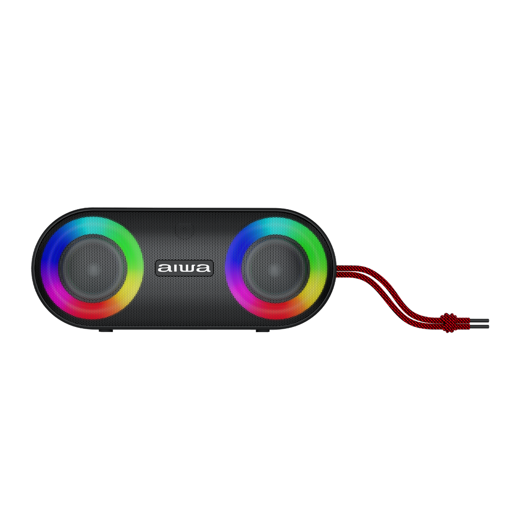 Bocina AIWA AWSJ215 Bluetooth 5.3 de 20W RMS en color negro