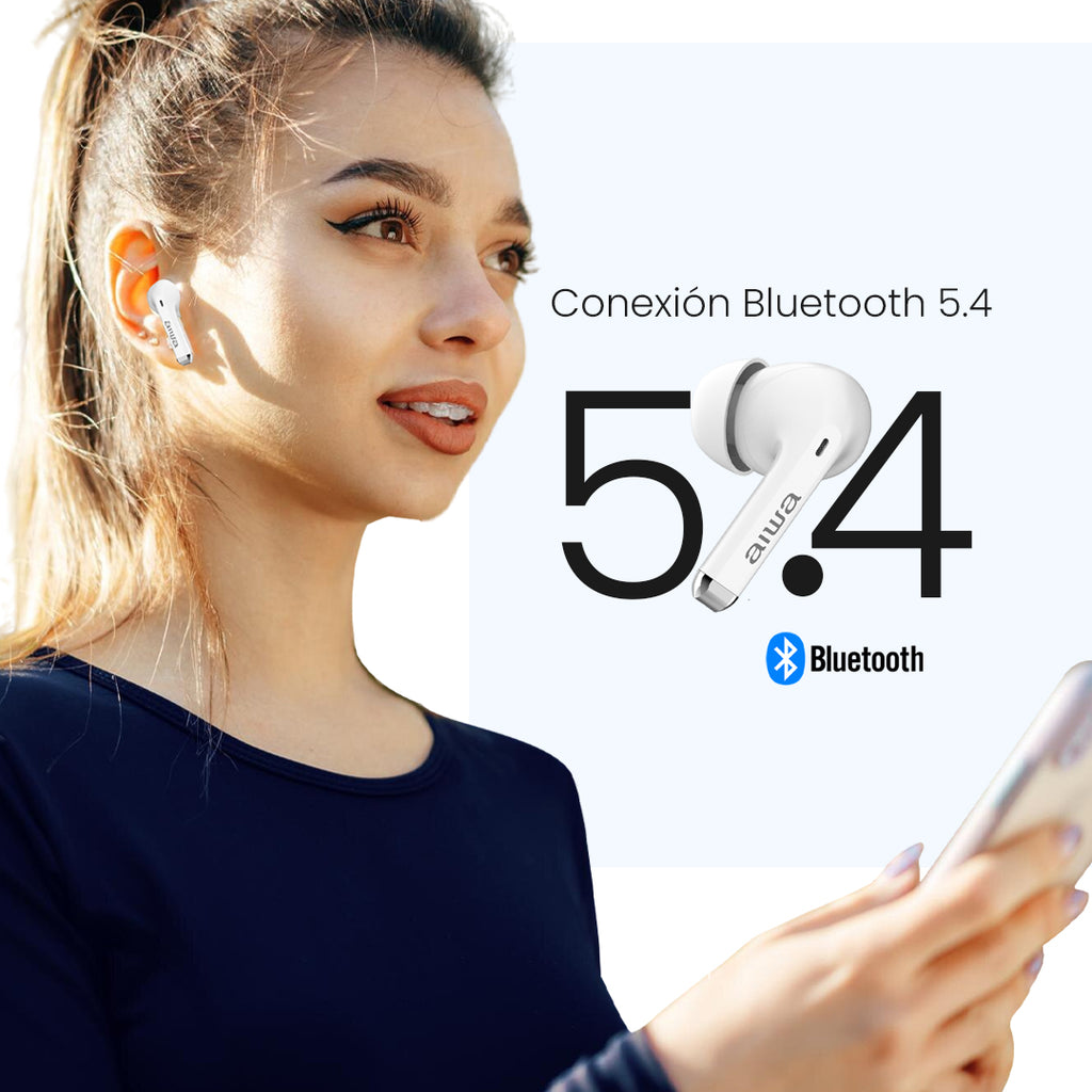 Audífonos con cancelación de ruido In-ear Inalámbricos Bluetooth 5.4
