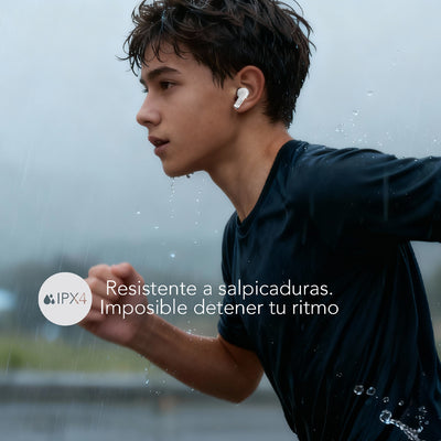 Audífonos Inalámbricos Aiwa Awtwsgm1s Bluetooth 5.4 Tws Blanco