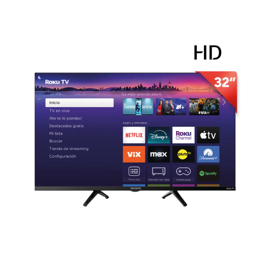 Pantalla AIWA AW32B4SMRK 32 pulgadas Smart TV Roku HD