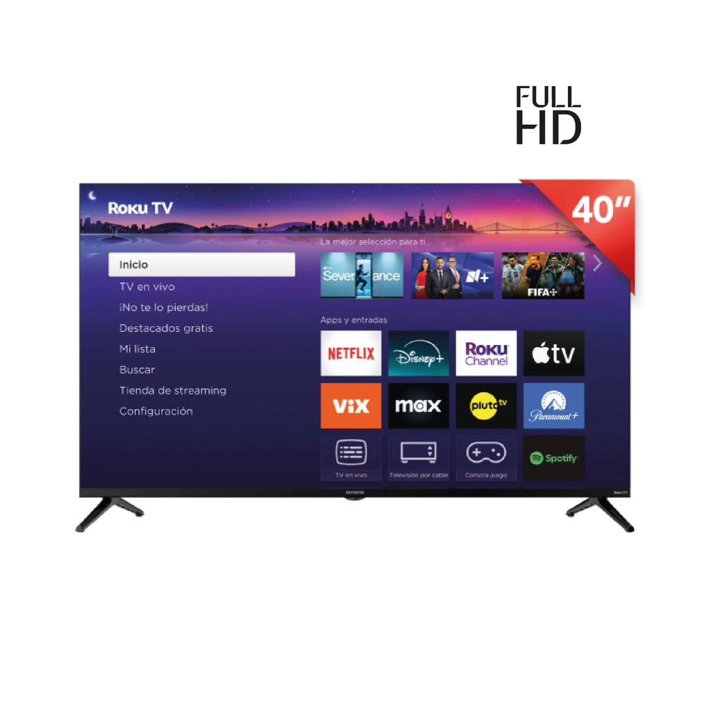 Pantalla AIWA AW40B4SMRK 40 pulgadas Smart TV Roku Full HD