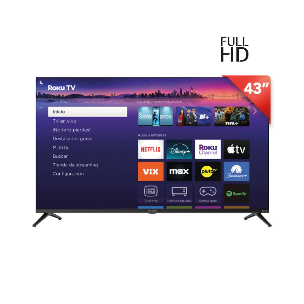 Pantalla AIWA AW43B4SMRK 43 pulgadas Smart TV Roku LED Full HD