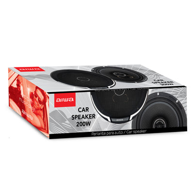 Bocinas AIWA TAW-1633 para auto 16cm coaxiales 6.5”